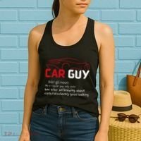 Funny Car Guy Definition  Sport Car Lover Car guy Mechanic Women's Tank Top thumb 2