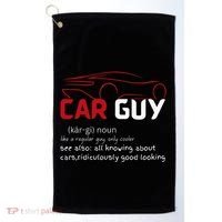 Funny Car Guy Definition  Sport Car Lover Car guy Mechanic Golf Towel thumb 0