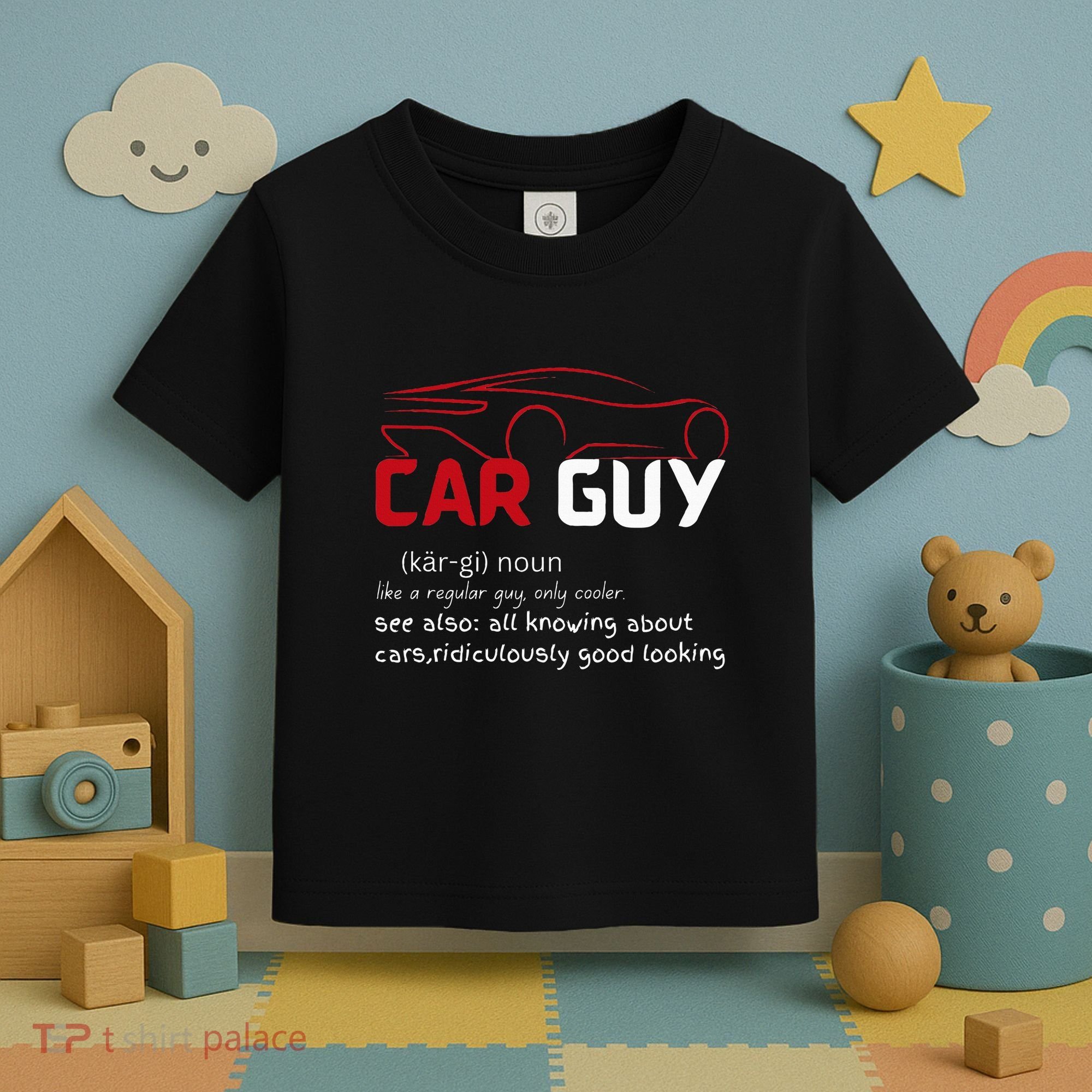 Funny Car Guy Definition  Sport Car Lover Car guy Mechanic Toddler T-Shirt