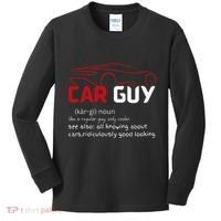 Funny Car Guy Definition  Sport Car Lover Car guy Mechanic Kids Long Sleeve Shirt thumb 0
