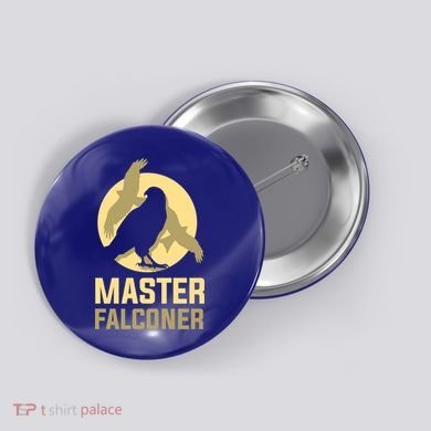 Falconry Cool Gift Master Falconer Gift Button