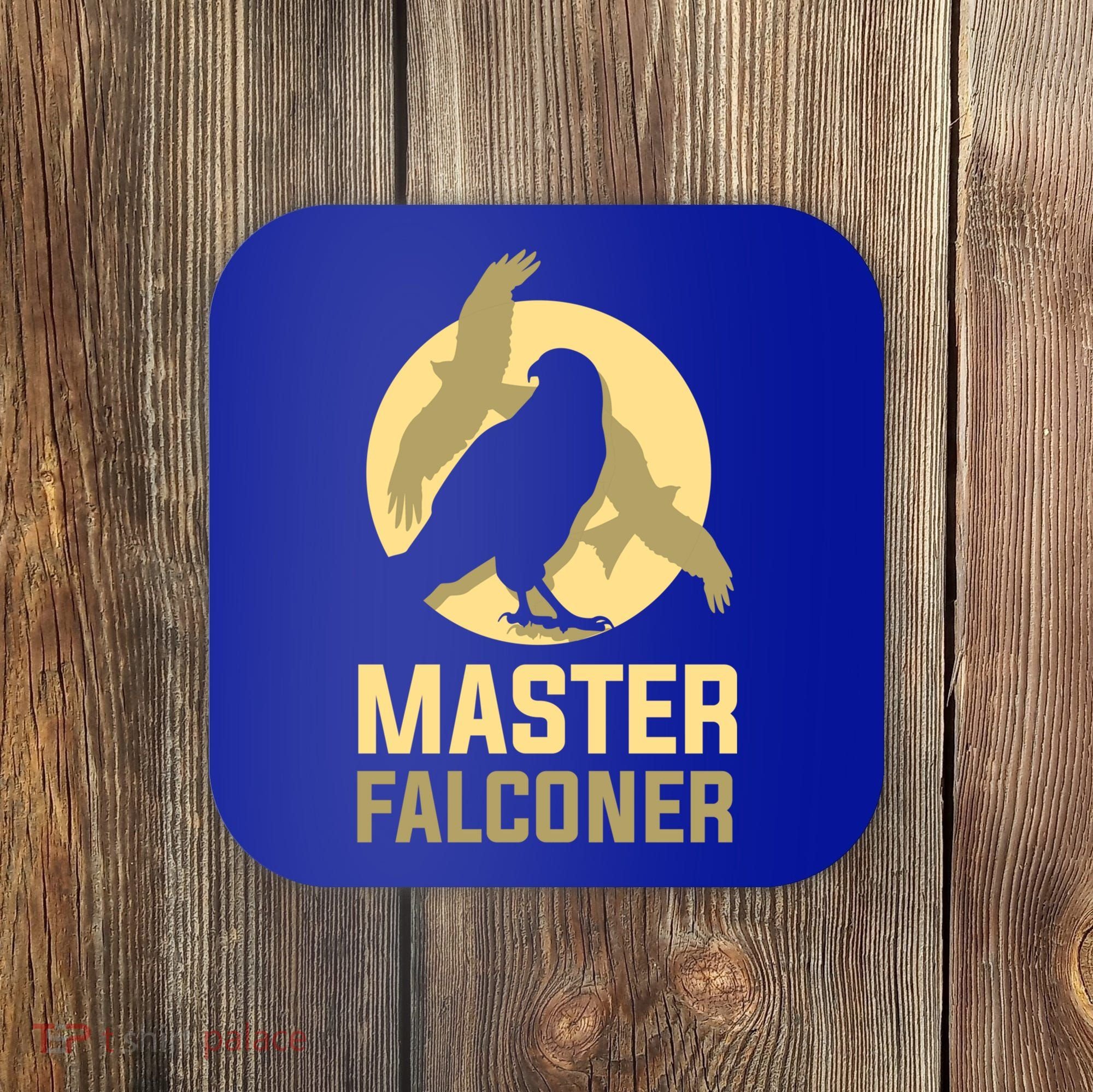 Falconry Cool Gift Master Falconer Gift Coaster