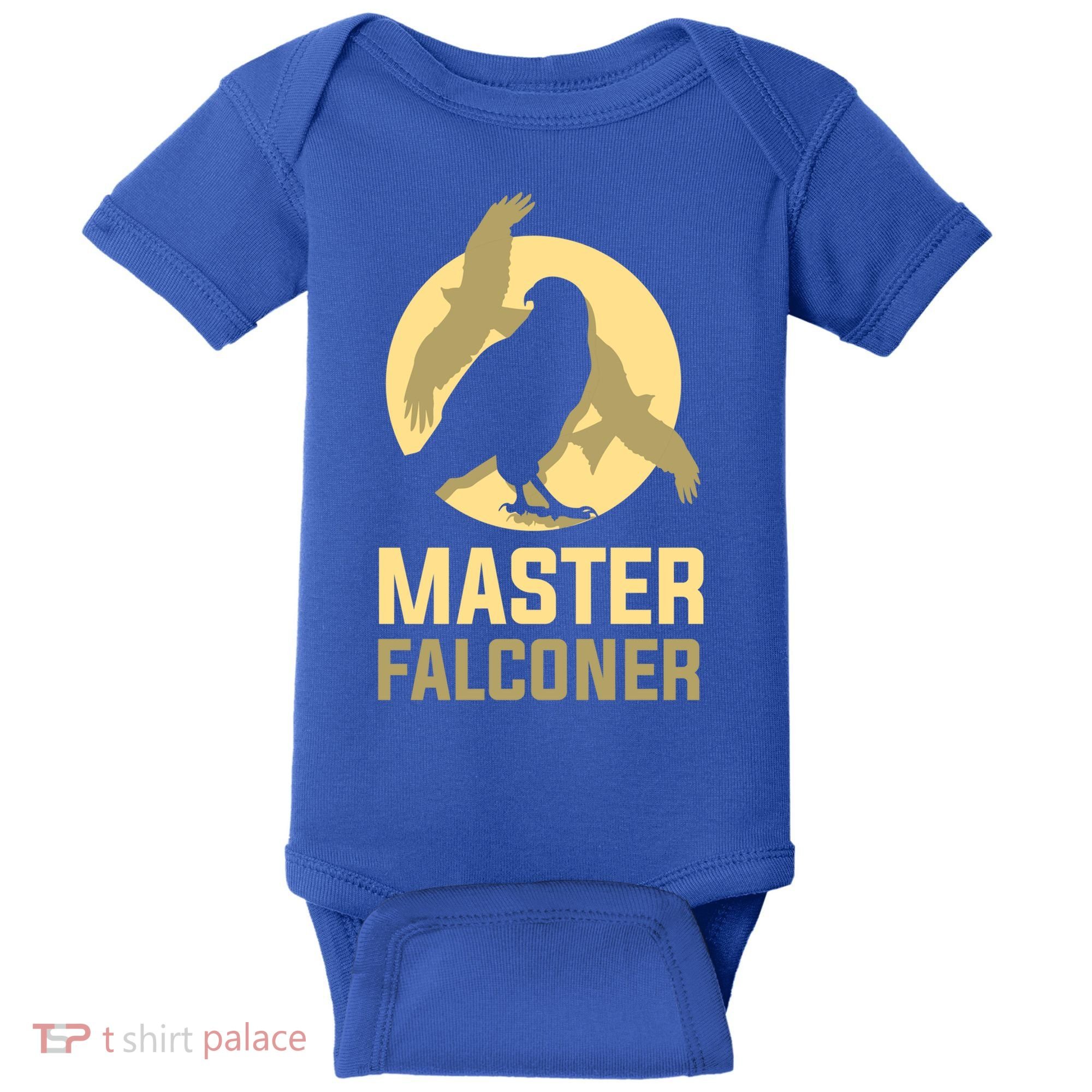 Falconry Cool Gift Master Falconer Gift Baby Bodysuit