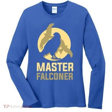 Falconry Cool Gift Master Falconer Gift Women's Long Sleeve Shirt