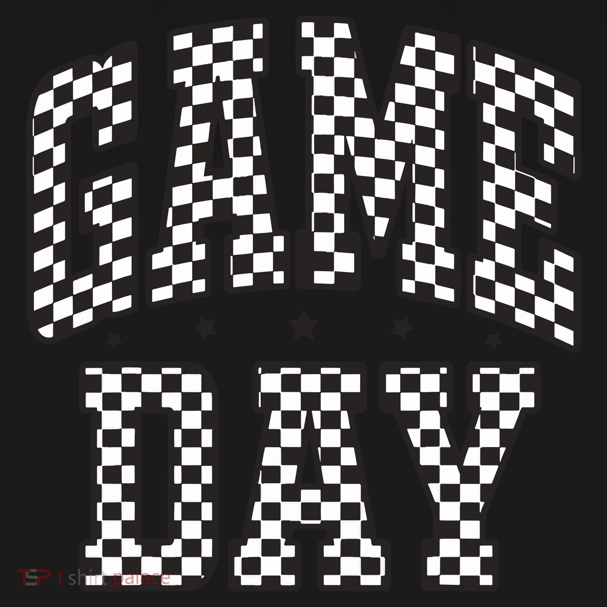 Funny Checkered Game Day Football Black White Gift Women Toddler Hoodie