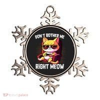 Funny Cat Gamer Don’T Bother Me Right Meow Video Games Lover Ornament thumb 0