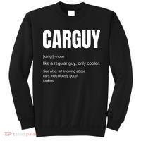 Funny Car Guy Gift CARGUY Definition Sweatshirt thumb 0
