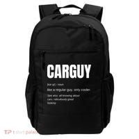 Funny Car Guy Gift CARGUY Definition Backpack thumb 0