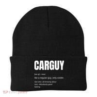 Funny Car Guy Gift CARGUY Definition Beanie thumb 0