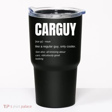 Funny Car Guy Gift CARGUY Definition Tumbler