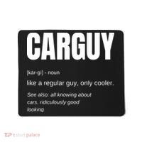 Funny Car Guy Gift CARGUY Definition Mousepad thumb 0
