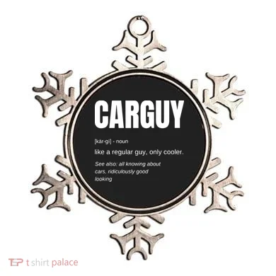Funny Car Guy Gift CARGUY Definition Ornament