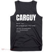 Funny Car Guy Gift CARGUY Definition Tank Top thumb 0