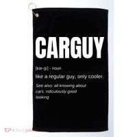 Funny Car Guy Gift CARGUY Definition Golf Towel thumb 0