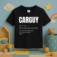 Funny Car Guy Gift CARGUY Definition Toddler T-Shirt thumb 3