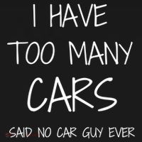 Funny Car Guy Gift I Have Too Many Cars Said No Car Guy Gift T-Shirt thumb 7