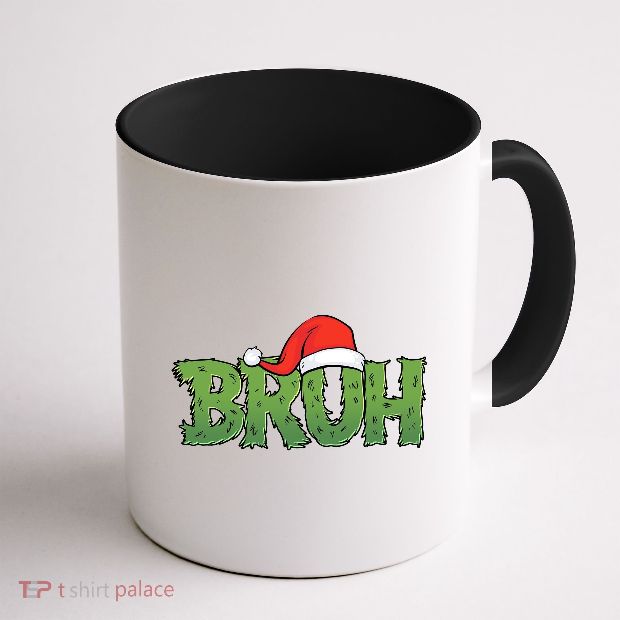 Funny Christmas Grinch Bruh Coffee Mug