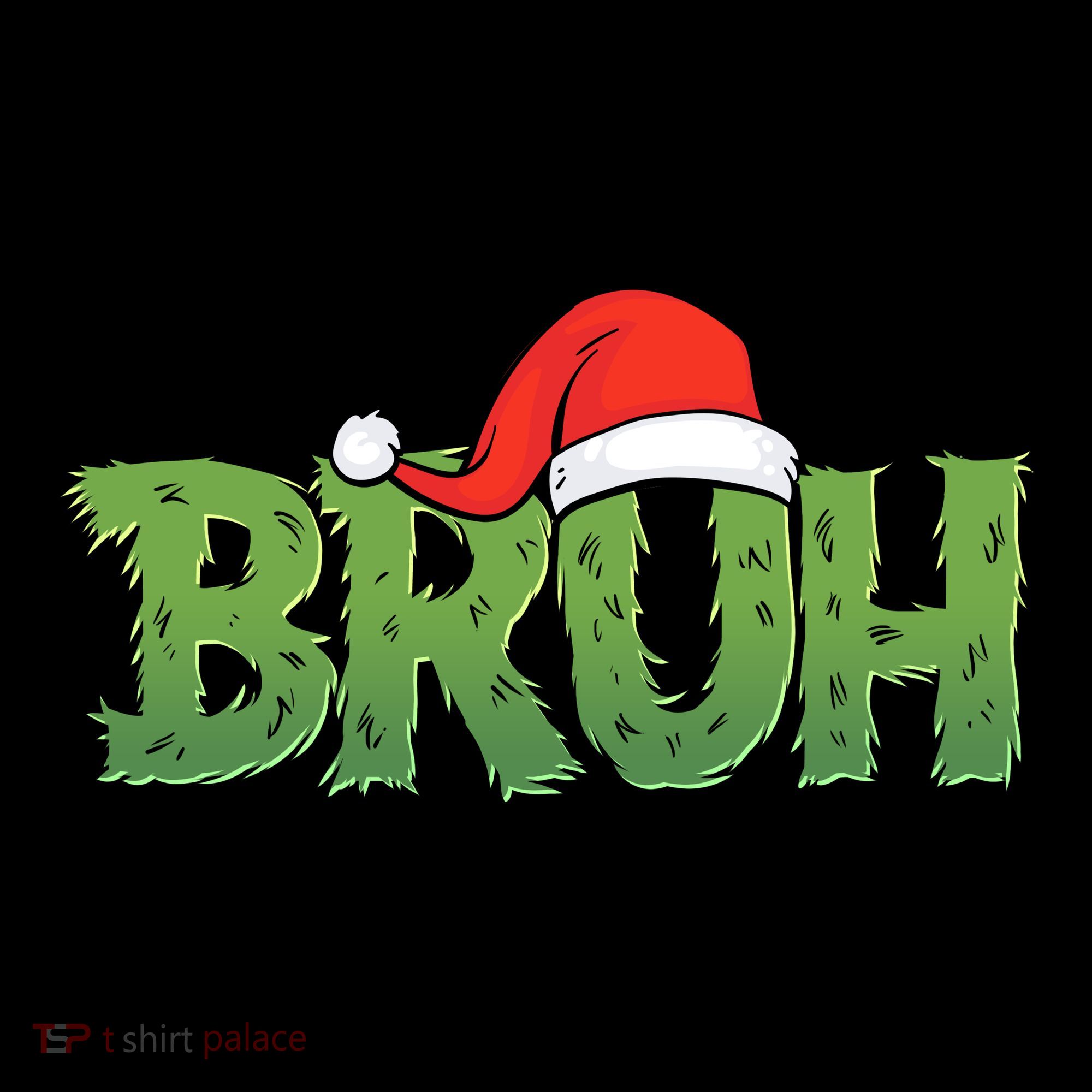 Funny Christmas Grinch Bruh Ornament