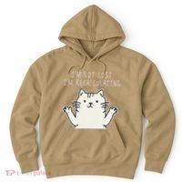 Funny Cat Gpsinspired Joke I’M Not Lost I’M Recalculating Hoodie thumb 0