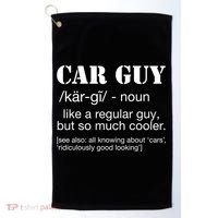 Funny Car Guy Cars Lover Racing Mechanics Car Guy Definition Meaningful Gift Golf Towel thumb 0