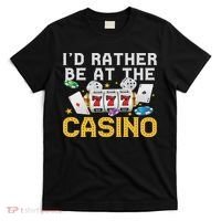 Funny Casino Gambling Art Women Las Vegas Slot Machine T-Shirt thumb 0