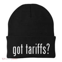 Funny Classic Got Tariffs Retro Beanie thumb 0