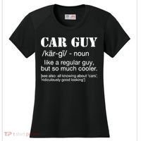 Funny Car Guy Cars Lover Racing Mechanics Car Guy Definition Women's Cooling Performance Crew T-Shirt thumb 0
