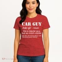 Funny Car Guy Cars Lover Racing Mechanics Car Guy Definition Women's T-Shirt thumb 4