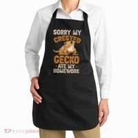 Fun Crested Gecko Eyelash Lizard Boy Girl Herpetologist Apron thumb 2