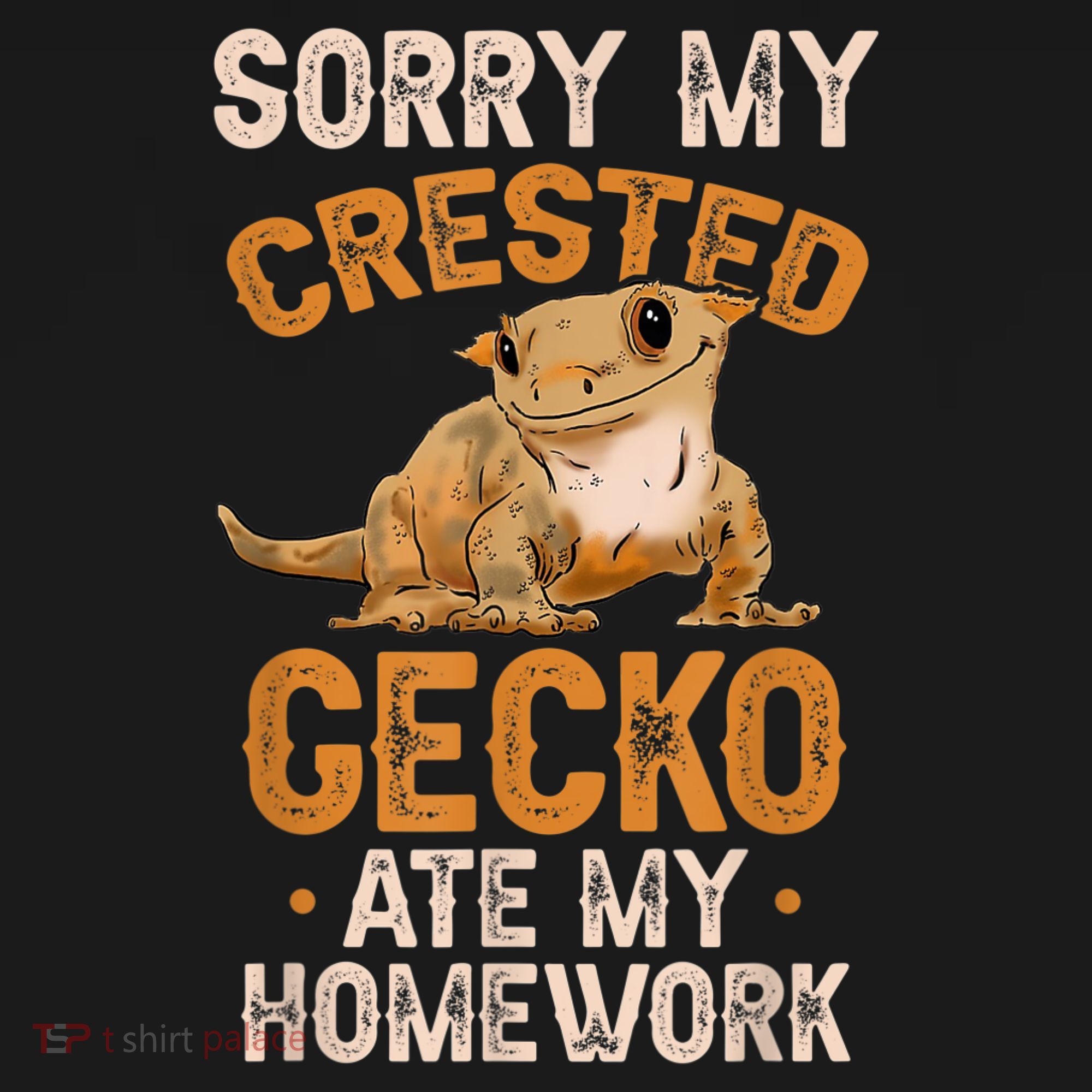 Fun Crested Gecko Eyelash Lizard Boy Girl Herpetologist Sweatshirt