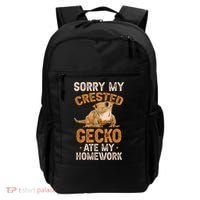 Fun Crested Gecko Eyelash Lizard Boy Girl Herpetologist Backpack thumb 0
