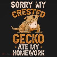 Fun Crested Gecko Eyelash Lizard Boy Girl Herpetologist Baby Bodysuit thumb 2