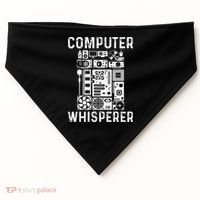 Funny Computer Geek Tech Nerd Gift Men Women Cool Support USA-Made Doggie Bandana thumb 0