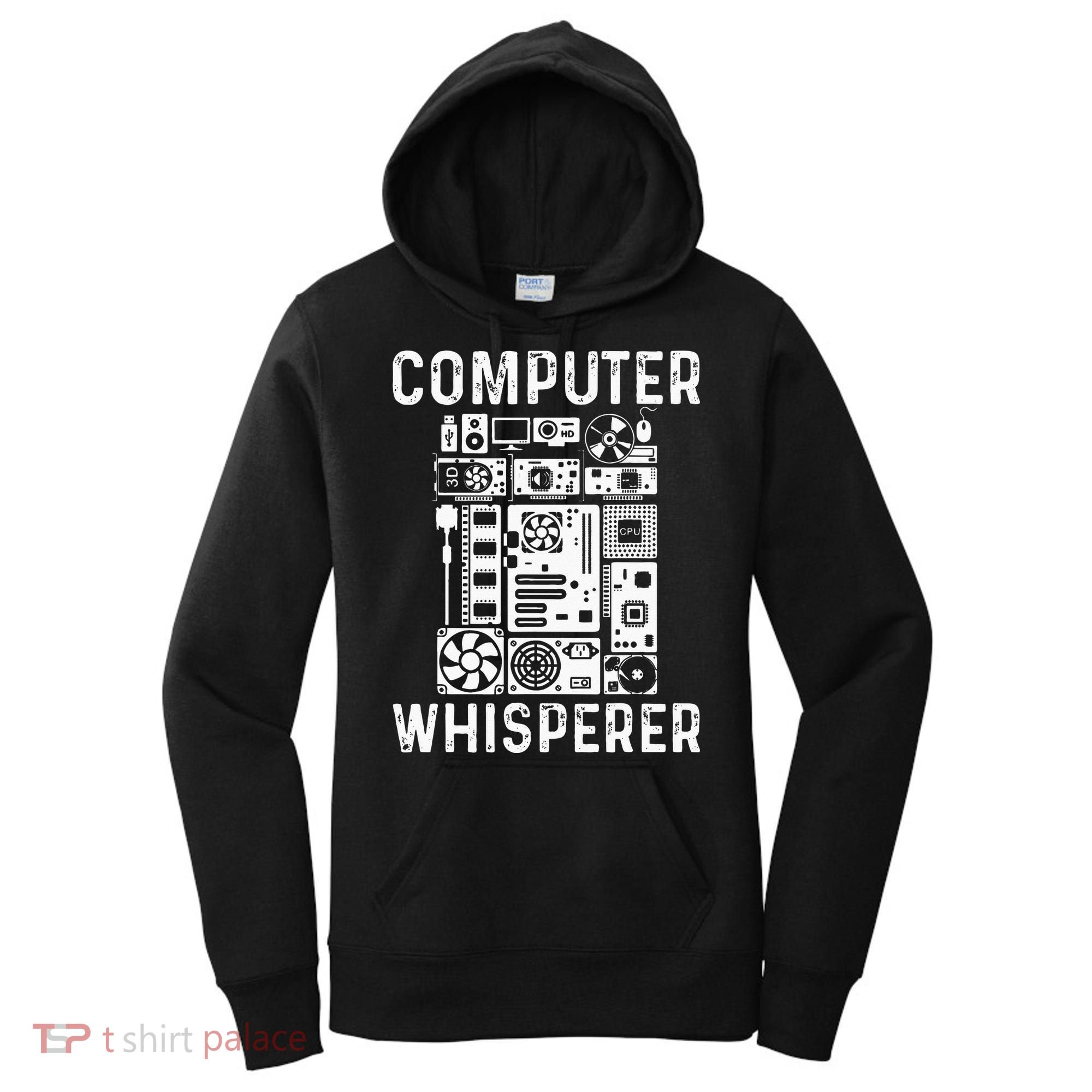 Funny Computer Geek Tech Nerd Gift Men Women Cool Support Women's Hoodie