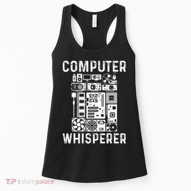 Funny Computer Geek Tech Nerd Gift Men Women Cool Support Women's Tank Top