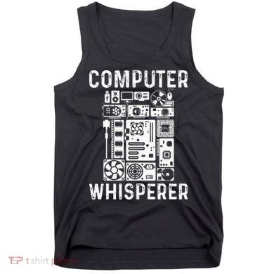 Funny Computer Geek Tech Nerd Gift Men Women Cool Support Tank Top