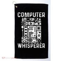 Funny Computer Geek Tech Nerd Gift Men Women Cool Support Golf Towel thumb 0
