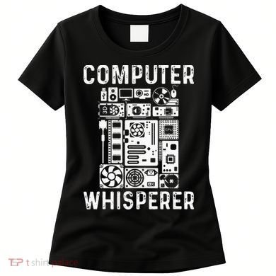 Funny Computer Geek Tech Nerd Gift Men Women Cool Support Women's T-Shirt