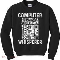 Funny Computer Geek Tech Nerd Gift Men Women Cool Support Kids Sweatshirt thumb 0