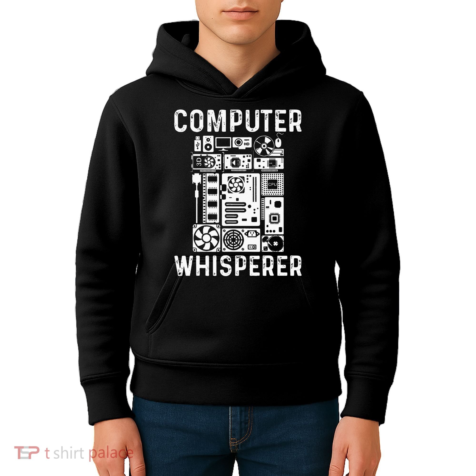 Funny Computer Geek Tech Nerd Gift Men Women Cool Support Kids Hoodie