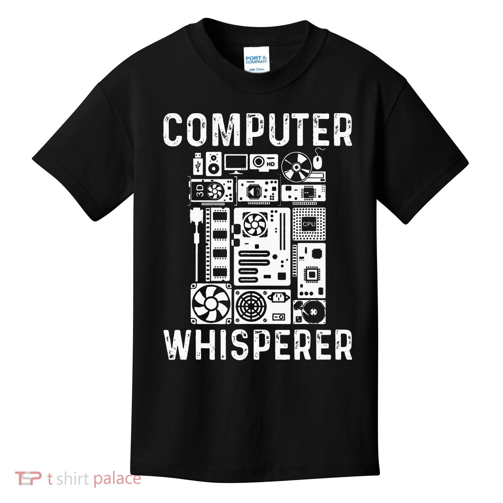 Funny Computer Geek Tech Nerd Gift Men Women Cool Support Kids T-Shirt