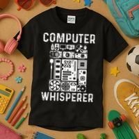 Funny Computer Geek Tech Nerd Gift Men Women Cool Support Kids T-Shirt thumb 3