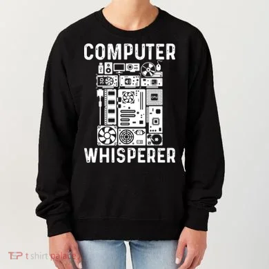 Funny Computer Geek Tech Nerd Computer Whisperer Women's Sweatshirt
