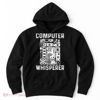 Funny Computer Geek Tech Nerd Computer Whisperer Hoodie thumb 0