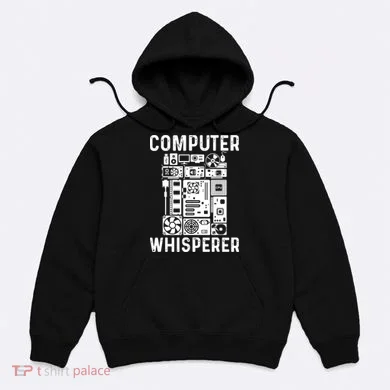 Funny Computer Geek Tech Nerd Computer Whisperer Hoodie