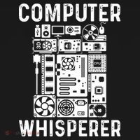 Funny Computer Geek Tech Nerd Computer Whisperer Hoodie thumb 2