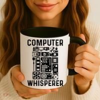 Funny Computer Geek Tech Nerd Computer Whisperer Coffee Mug thumb 3