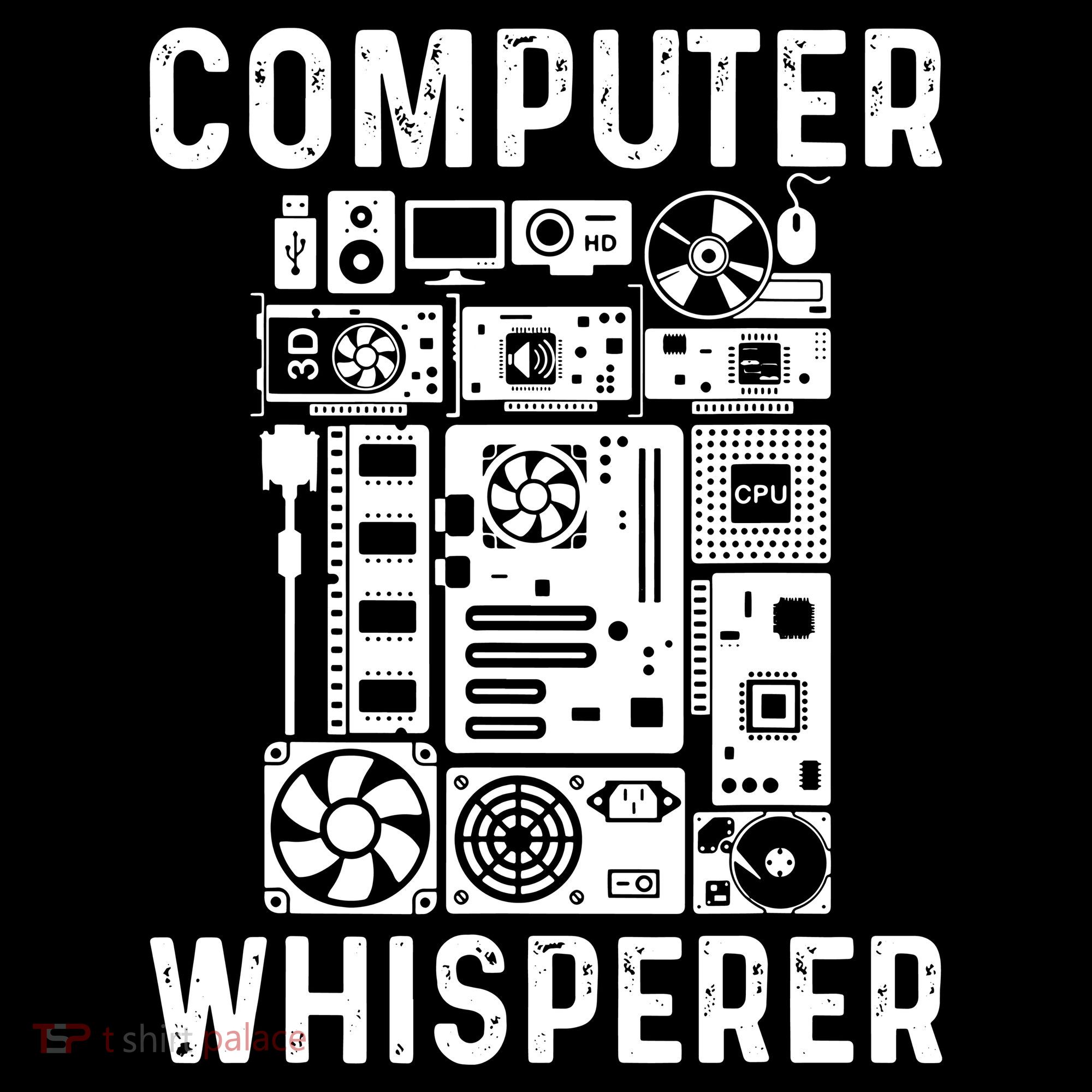 Funny Computer Geek Tech Nerd Computer Whisperer Ornament