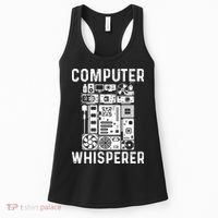 Funny Computer Geek Tech Nerd Computer Whisperer Women's Tank Top thumb 0