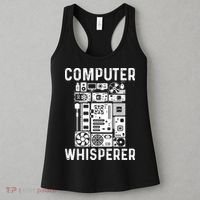 Funny Computer Geek Tech Nerd Computer Whisperer Women's Tank Top thumb 3